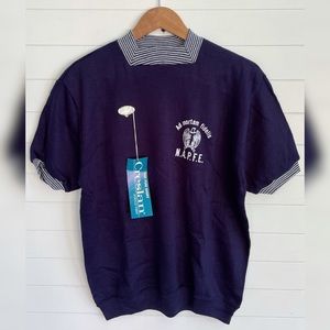 NEW Vintage Velma Sheen Striped Sweater NAPFE NOS